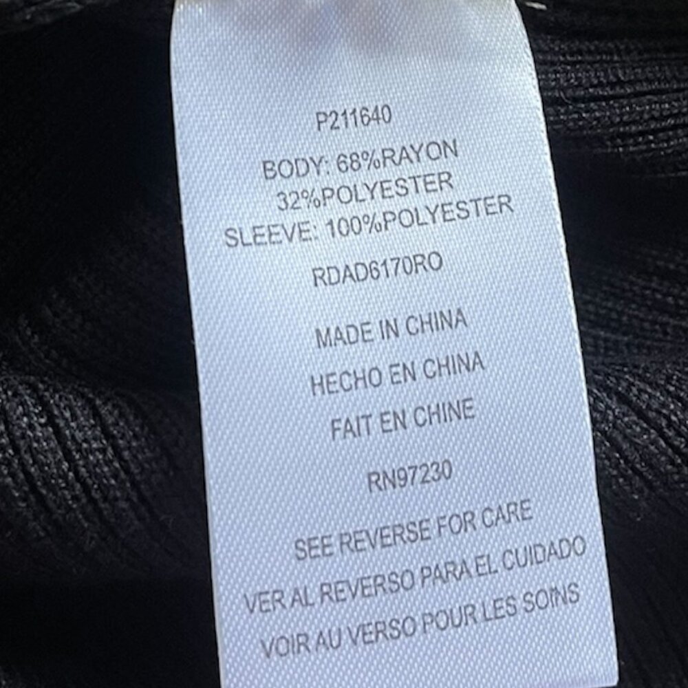 Almost Famous Long Sleeve Fine Gauge Mock Neck Dress Sz S - Picture 7 of 7